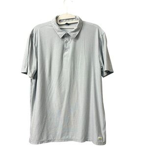 Vuori Strato Tech Polo In Platinum
Heather Medium *flawed
